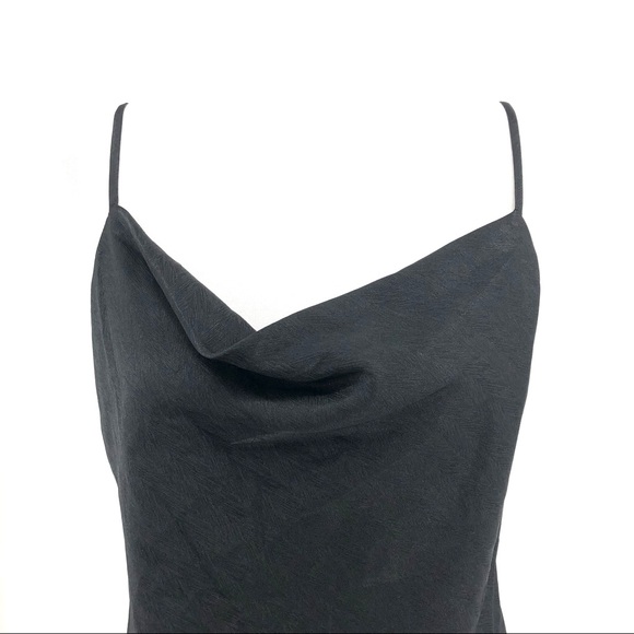 Leyden Black Satin Tank Top, NWT, Size S - Picture 2 of 8